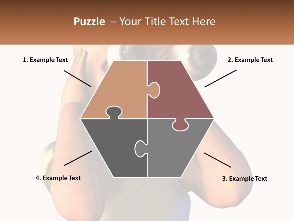 A Cartoon Character Holding His Head With His Hands PowerPoint Template
