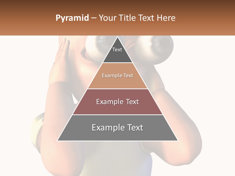 A Cartoon Character Holding His Head With His Hands PowerPoint Template
