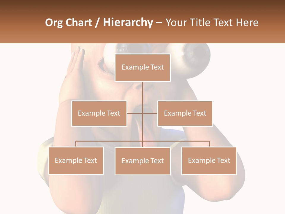 A Cartoon Character Holding His Head With His Hands PowerPoint Template