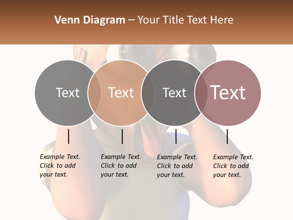 A Cartoon Character Holding His Head With His Hands PowerPoint Template