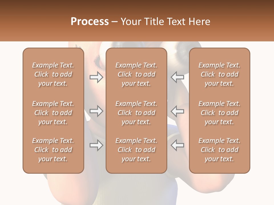 A Cartoon Character Holding His Head With His Hands PowerPoint Template