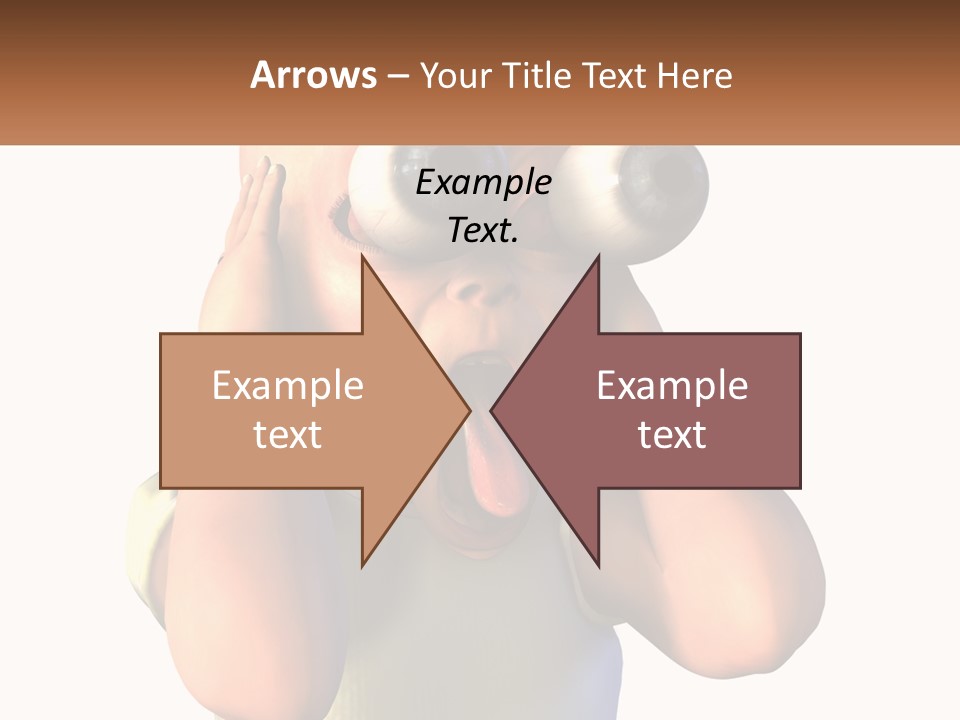 A Cartoon Character Holding His Head With His Hands PowerPoint Template