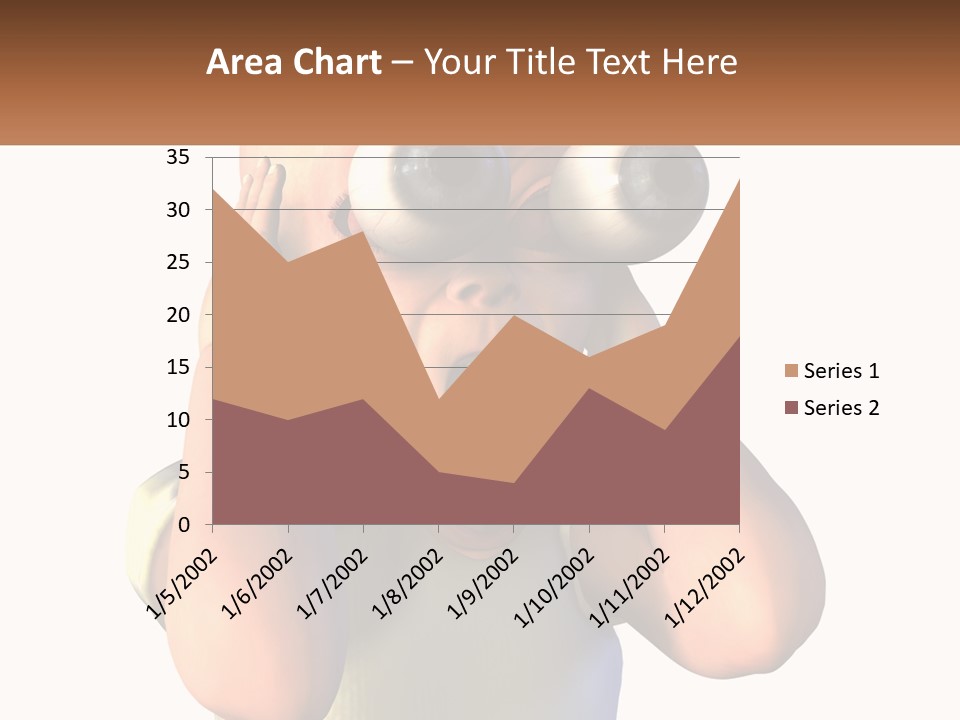 A Cartoon Character Holding His Head With His Hands PowerPoint Template
