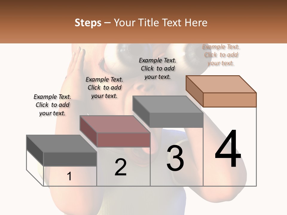 A Cartoon Character Holding His Head With His Hands PowerPoint Template