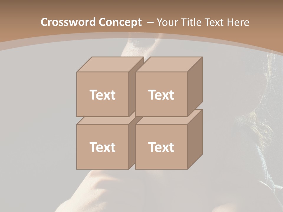 A Woman Is Drying Her Hair In The Shower PowerPoint Template