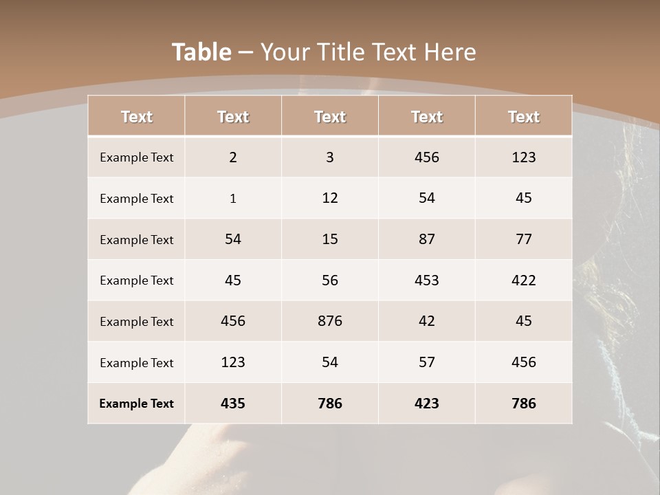 A Woman Is Drying Her Hair In The Shower PowerPoint Template