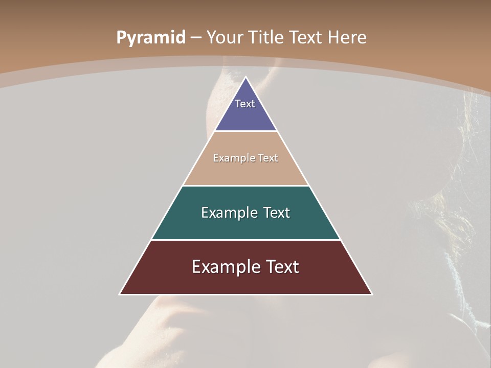 A Woman Is Drying Her Hair In The Shower PowerPoint Template