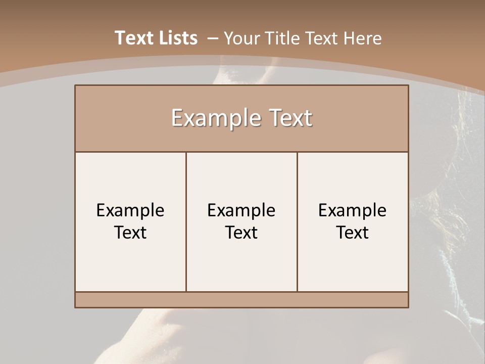 A Woman Is Drying Her Hair In The Shower PowerPoint Template