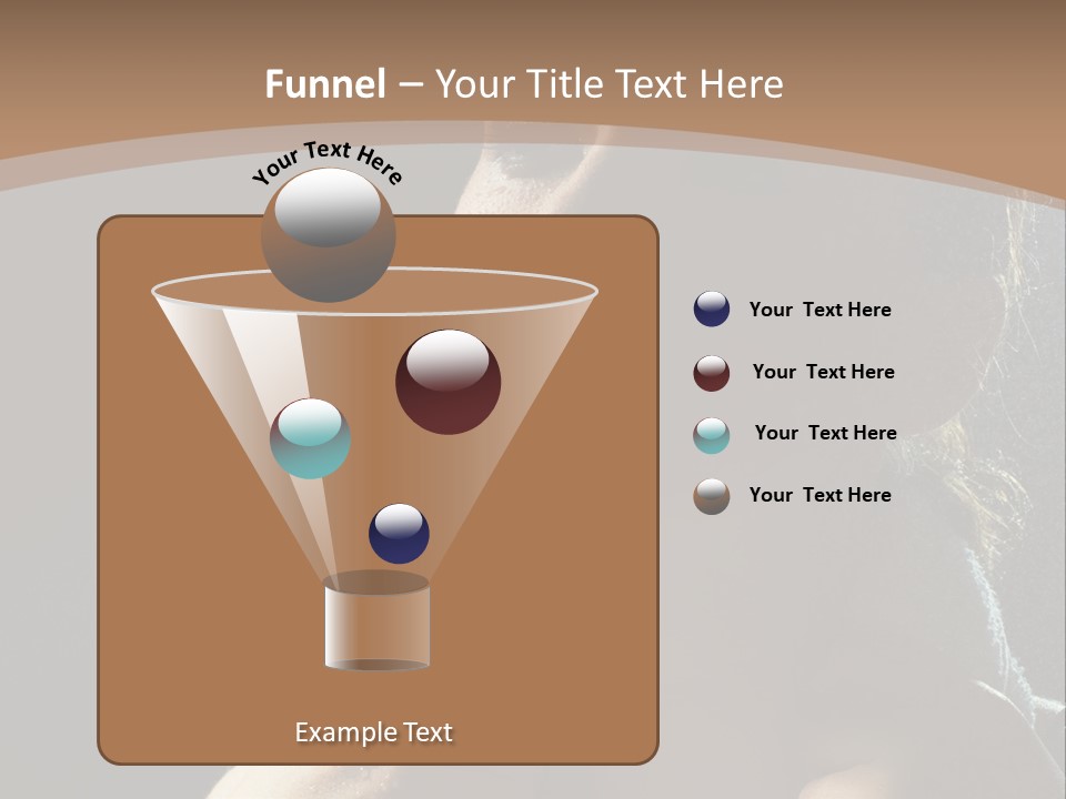 A Woman Is Drying Her Hair In The Shower PowerPoint Template