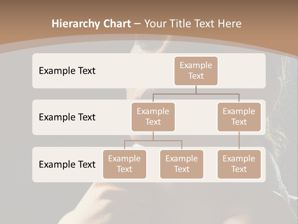 A Woman Is Drying Her Hair In The Shower PowerPoint Template