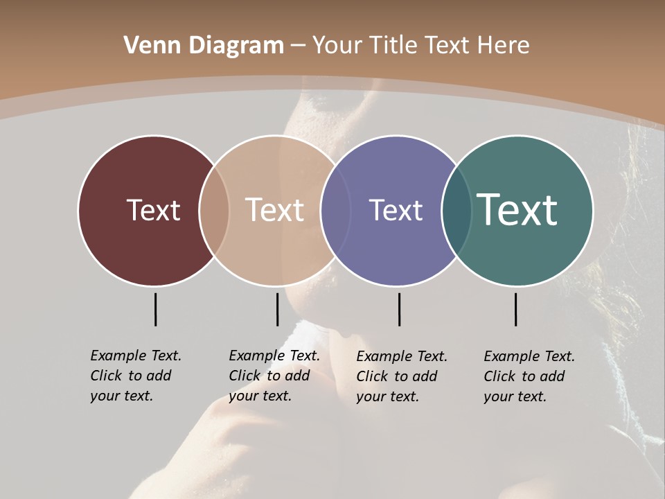 A Woman Is Drying Her Hair In The Shower PowerPoint Template