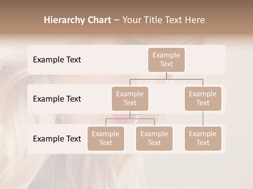 A Woman With Long Blonde Hair And Red Lipstick PowerPoint Template