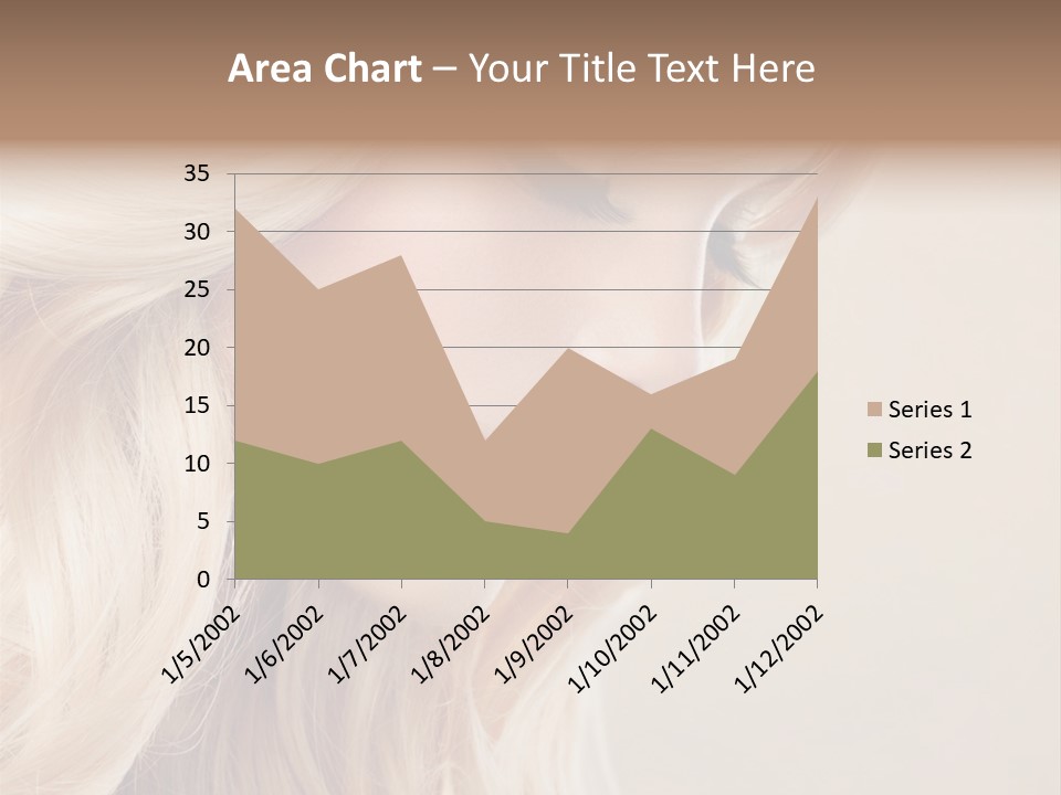 A Woman With Long Blonde Hair And Red Lipstick PowerPoint Template