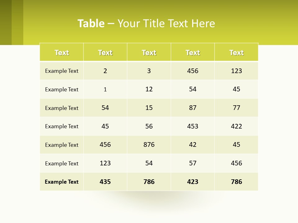 A Yellow Tennis Ball On A White Background PowerPoint Template