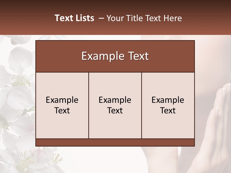 A Woman Holding Her Hands Up To Her Face PowerPoint Template