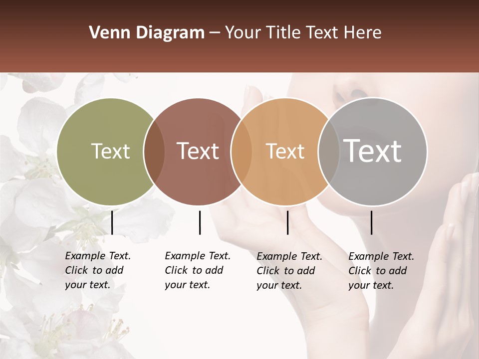 A Woman Holding Her Hands Up To Her Face PowerPoint Template