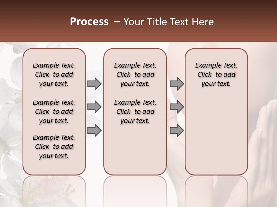 A Woman Holding Her Hands Up To Her Face PowerPoint Template