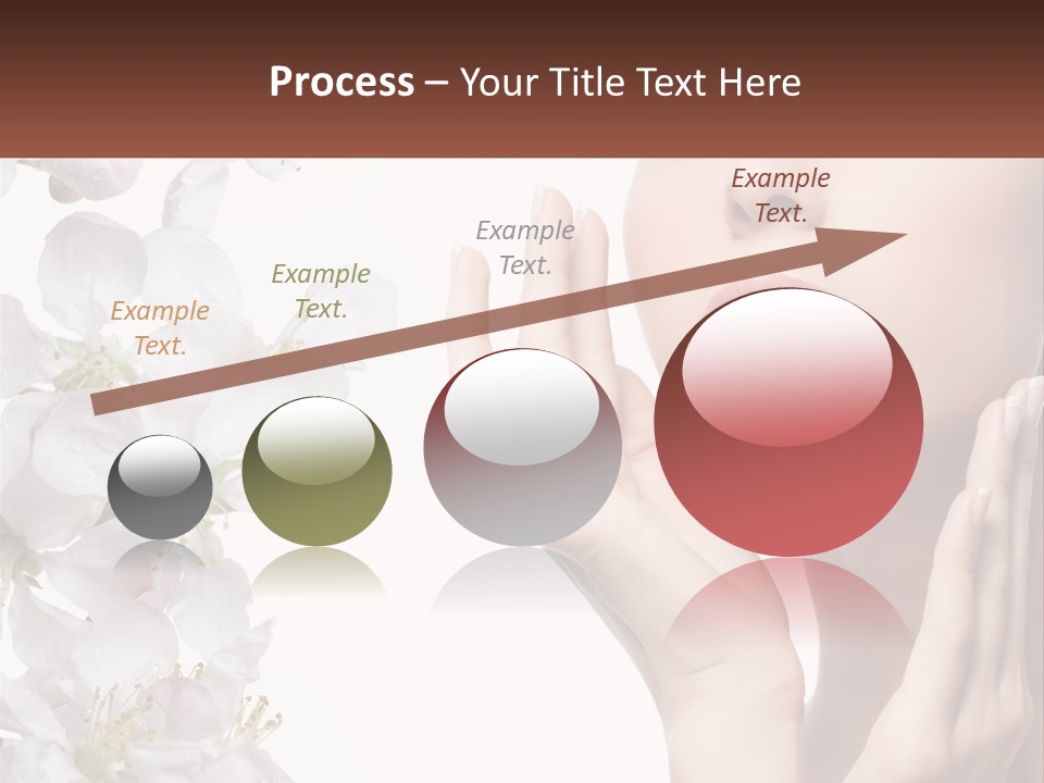 A Woman Holding Her Hands Up To Her Face PowerPoint Template