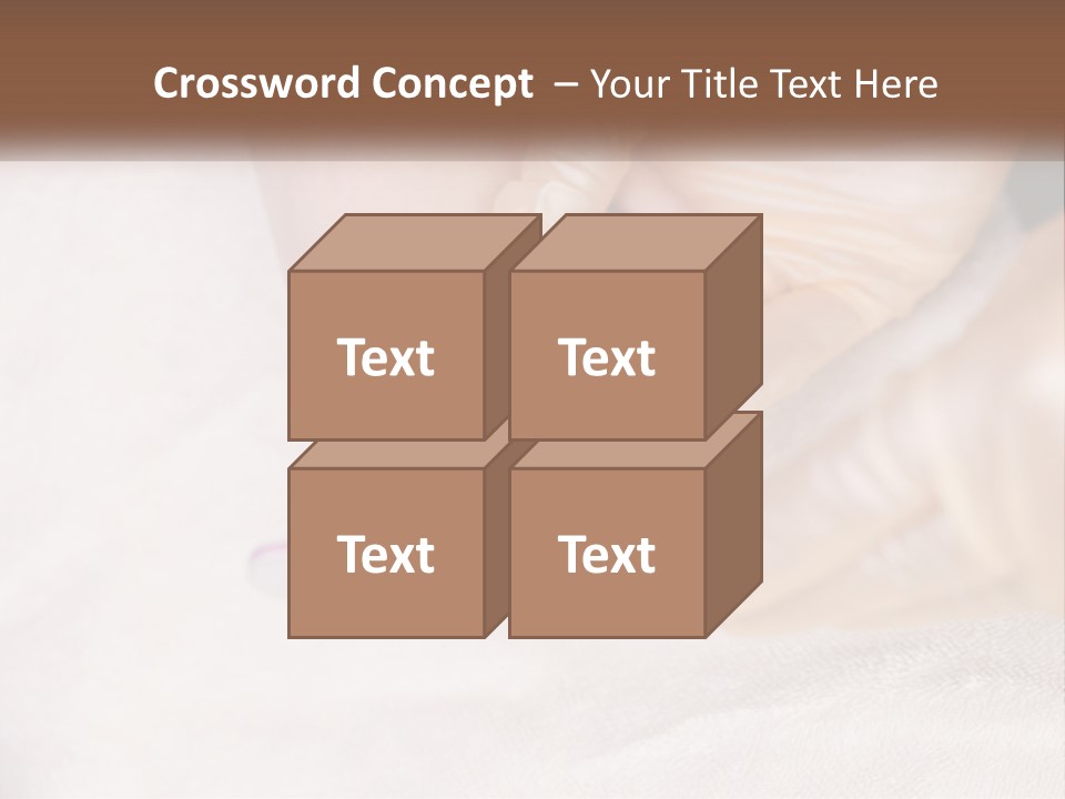 A Manicure Being Applied To A Woman's Foot PowerPoint Template