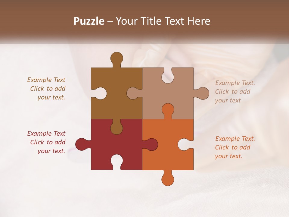 A Manicure Being Applied To A Woman's Foot PowerPoint Template