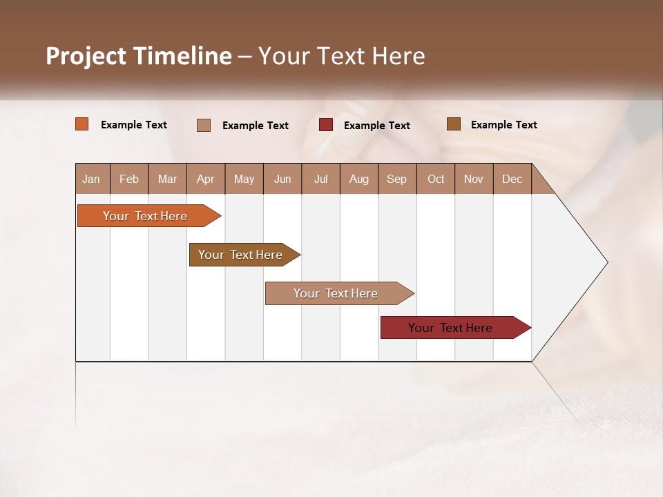 A Manicure Being Applied To A Woman's Foot PowerPoint Template