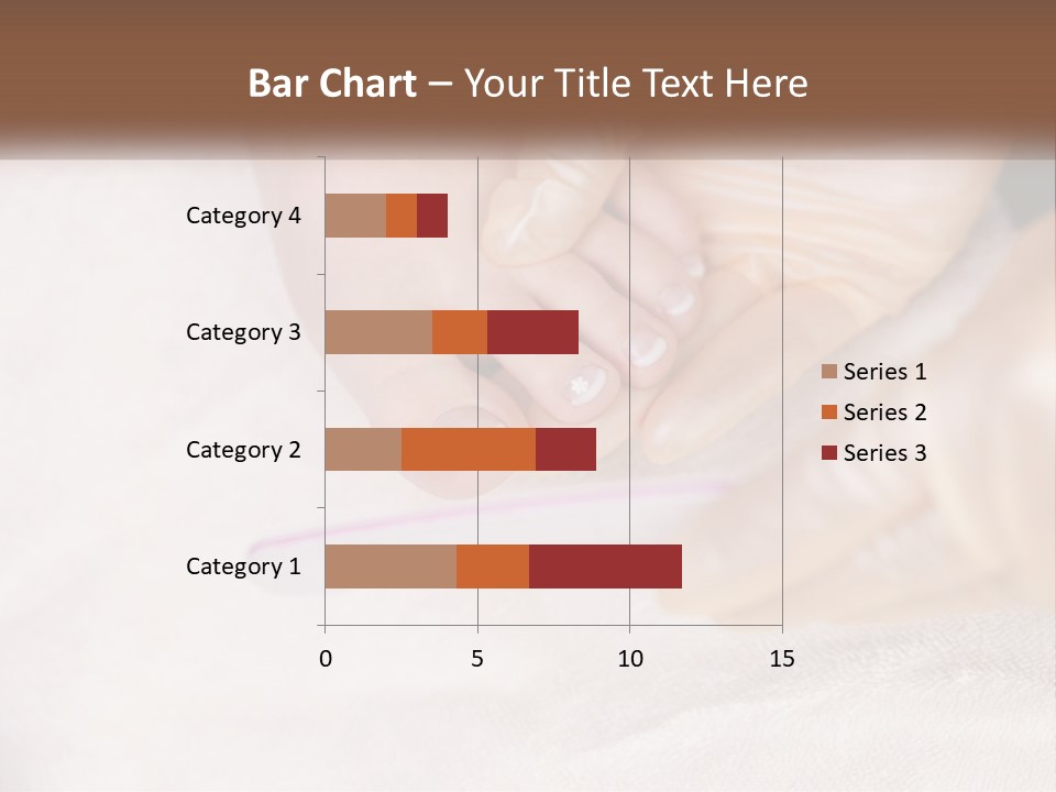 A Manicure Being Applied To A Woman's Foot PowerPoint Template