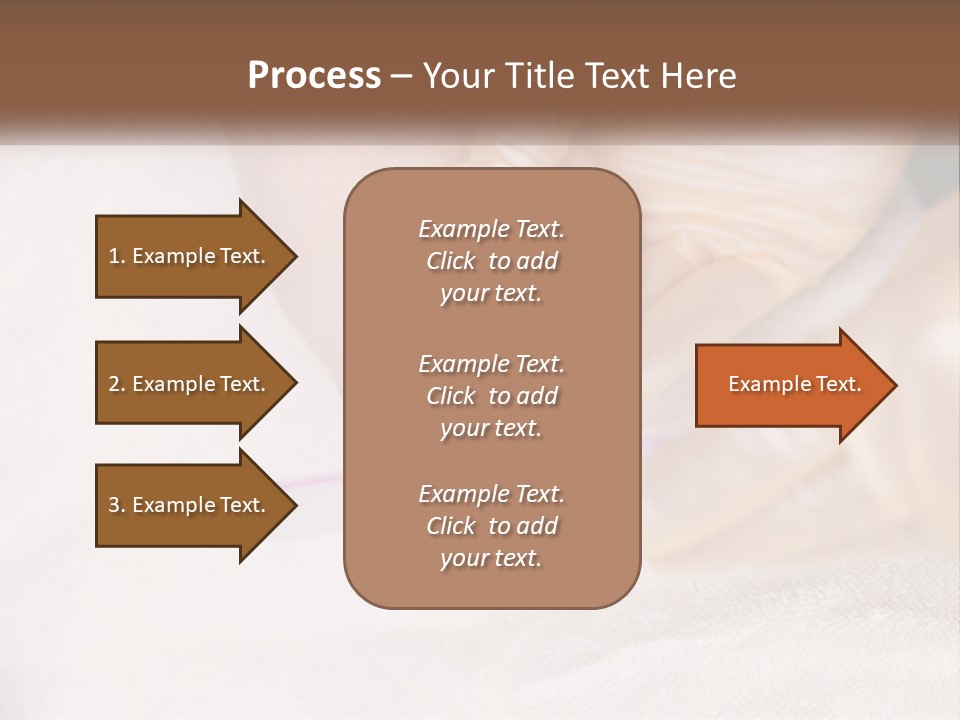 A Manicure Being Applied To A Woman's Foot PowerPoint Template