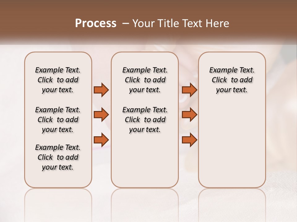 A Manicure Being Applied To A Woman's Foot PowerPoint Template