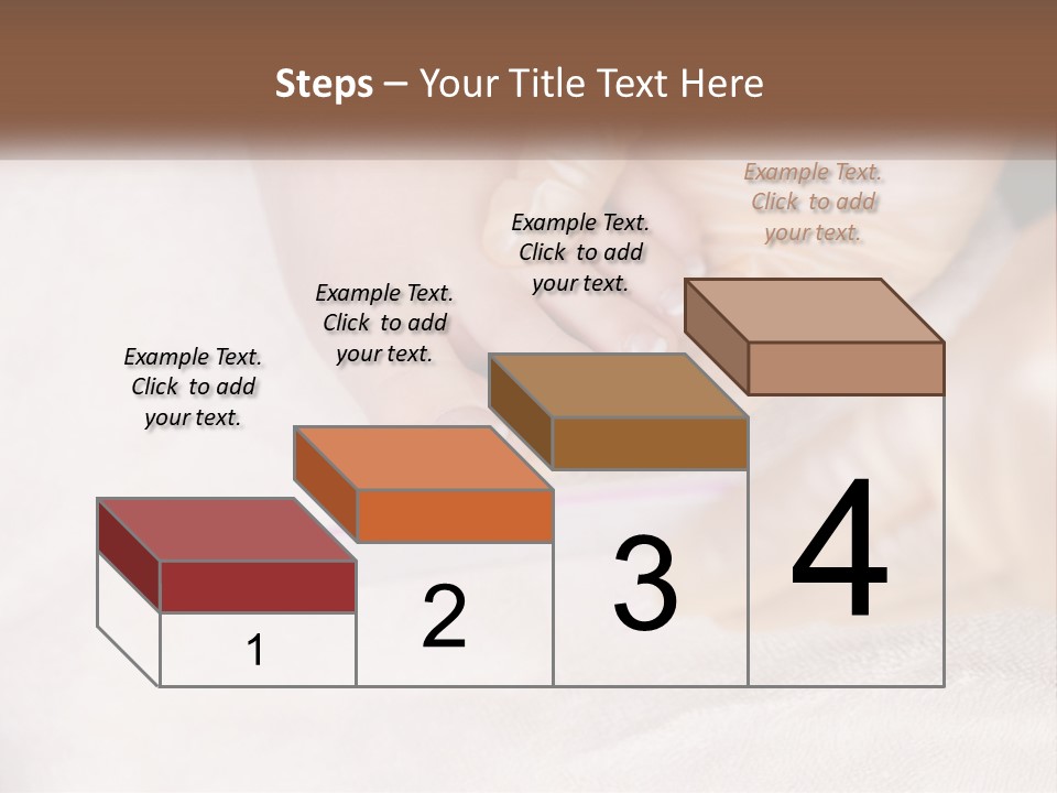 A Manicure Being Applied To A Woman's Foot PowerPoint Template