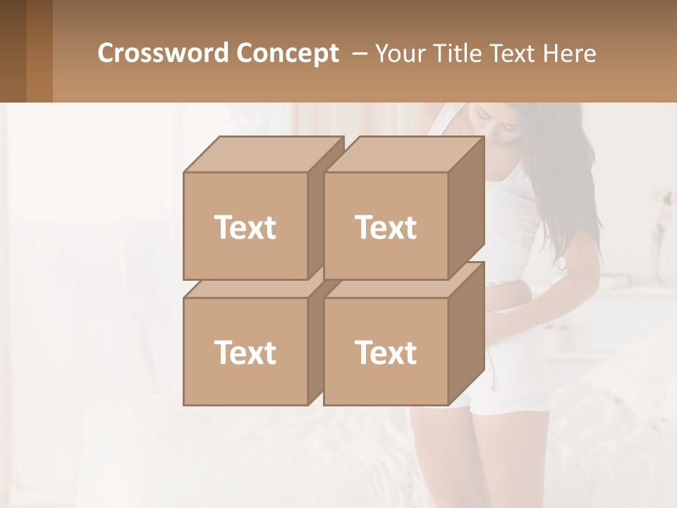 A Woman Measuring Her Waist With A Measuring Tape PowerPoint Template