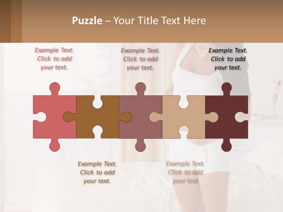 A Woman Measuring Her Waist With A Measuring Tape PowerPoint Template