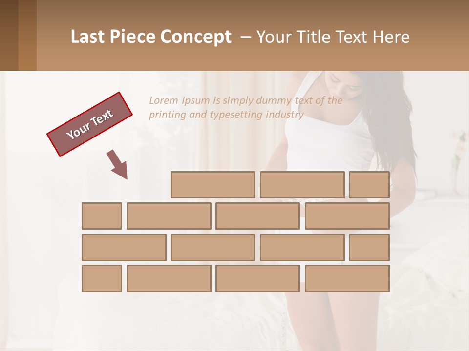 A Woman Measuring Her Waist With A Measuring Tape PowerPoint Template