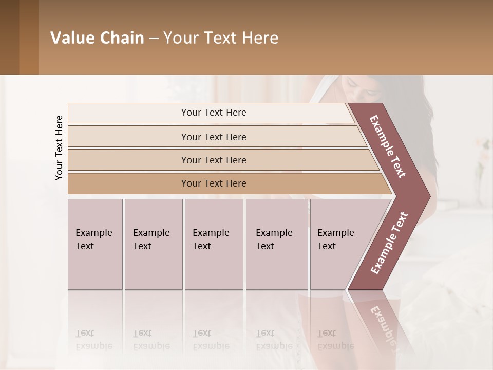 A Woman Measuring Her Waist With A Measuring Tape PowerPoint Template