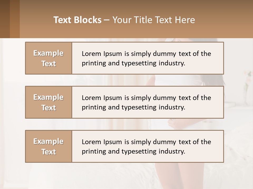 A Woman Measuring Her Waist With A Measuring Tape PowerPoint Template