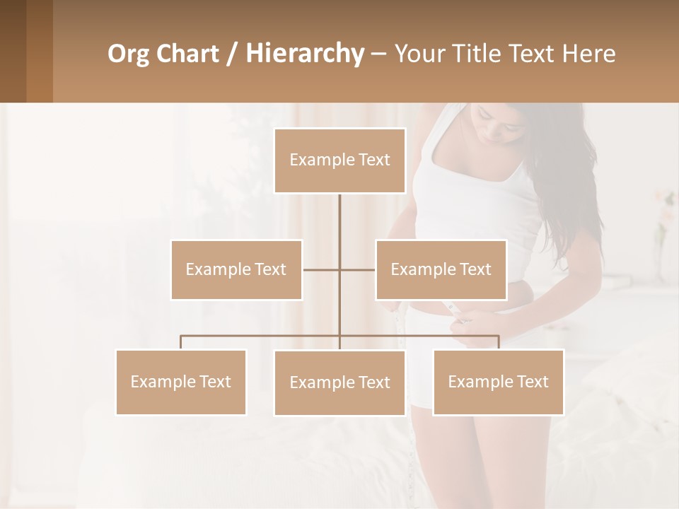 A Woman Measuring Her Waist With A Measuring Tape PowerPoint Template