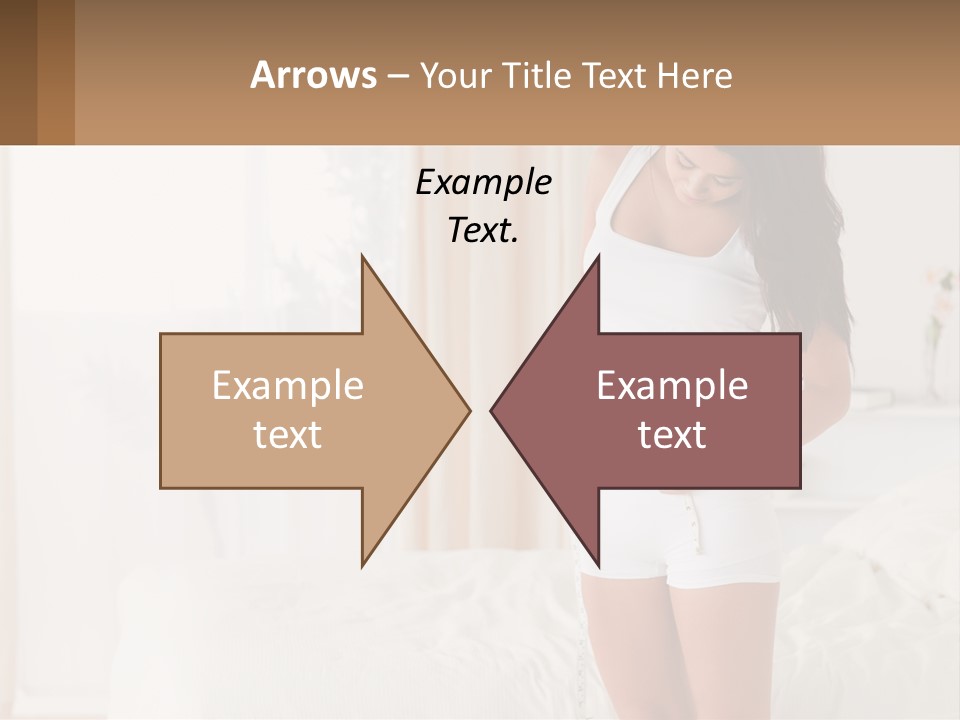 A Woman Measuring Her Waist With A Measuring Tape PowerPoint Template