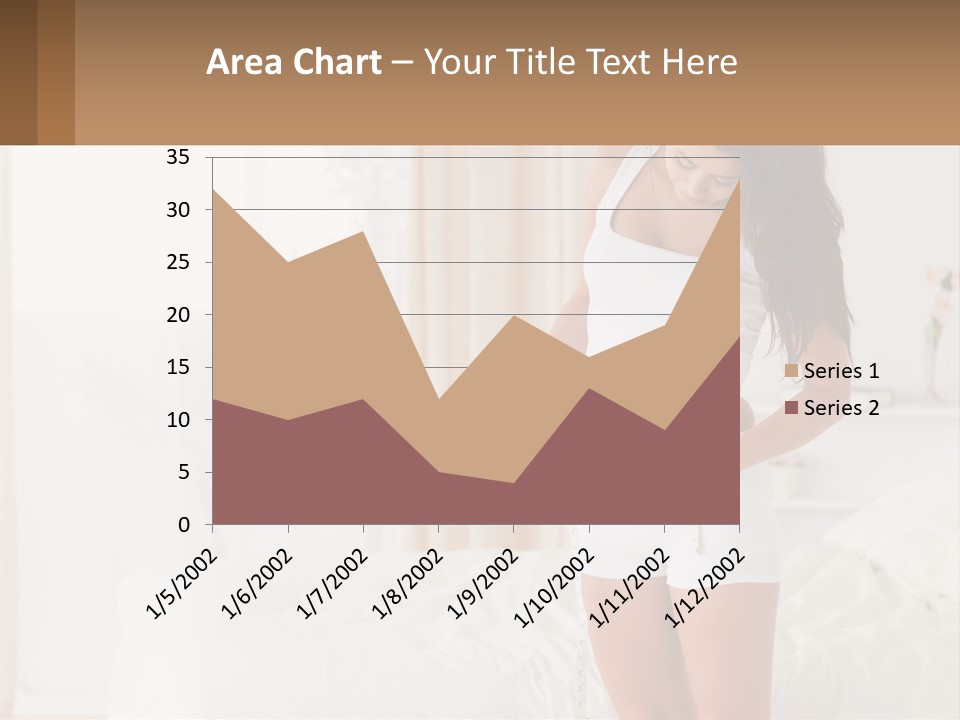 A Woman Measuring Her Waist With A Measuring Tape PowerPoint Template