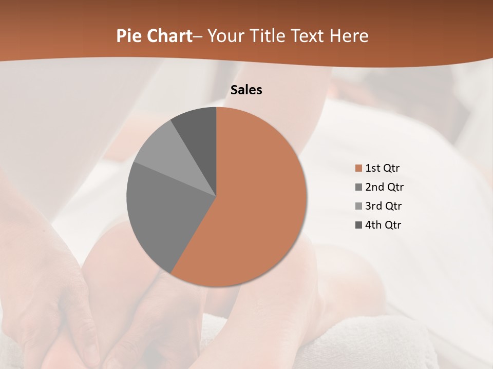 A Person Getting A Foot Massage On A Bed PowerPoint Template