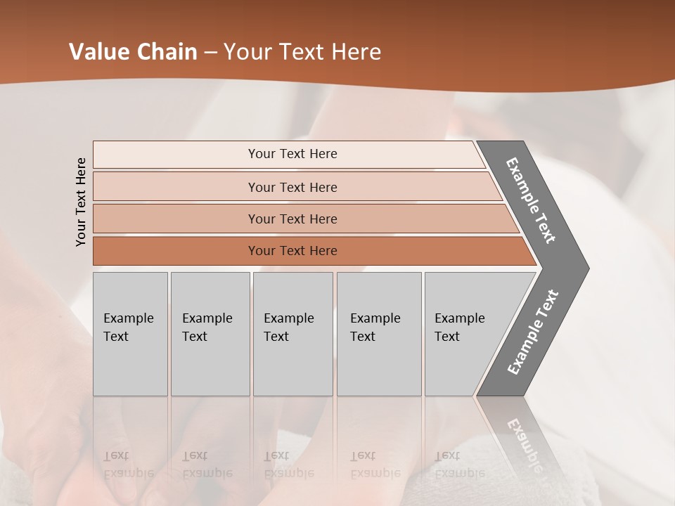 A Person Getting A Foot Massage On A Bed PowerPoint Template