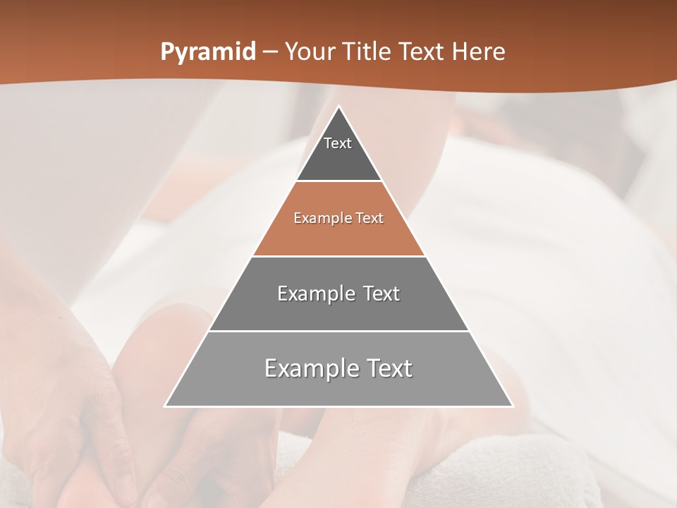 A Person Getting A Foot Massage On A Bed PowerPoint Template