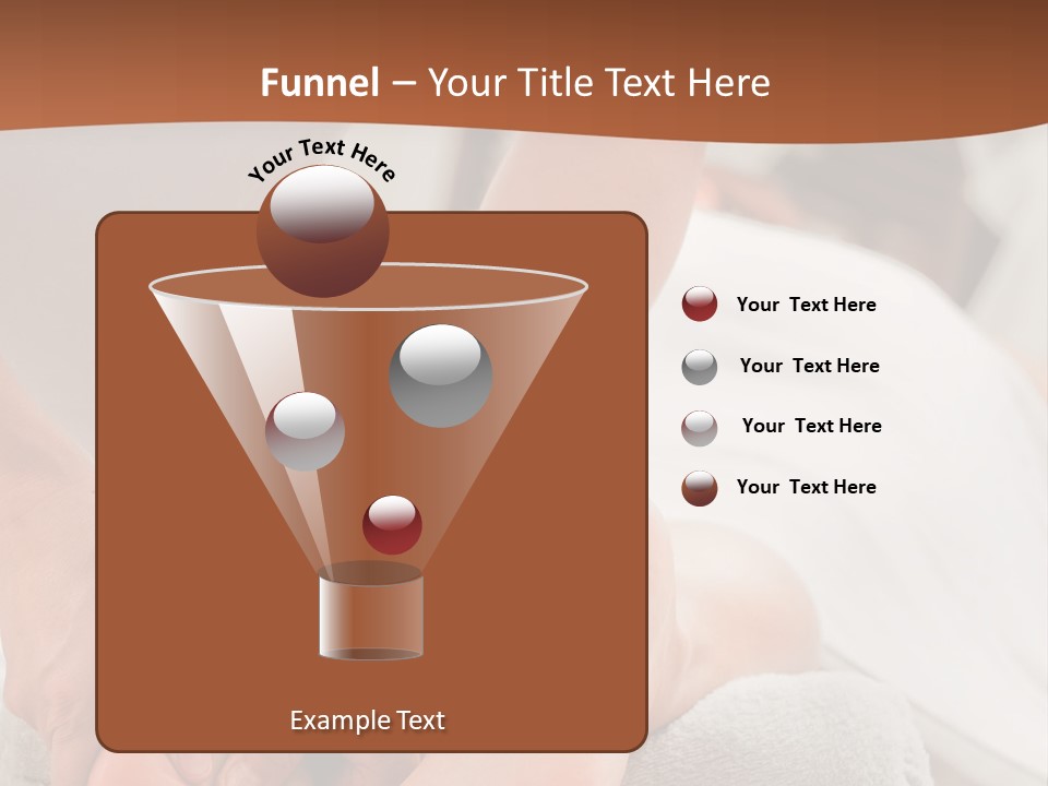 A Person Getting A Foot Massage On A Bed PowerPoint Template