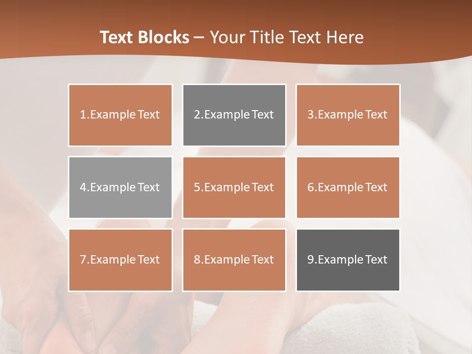 A Person Getting A Foot Massage On A Bed PowerPoint Template