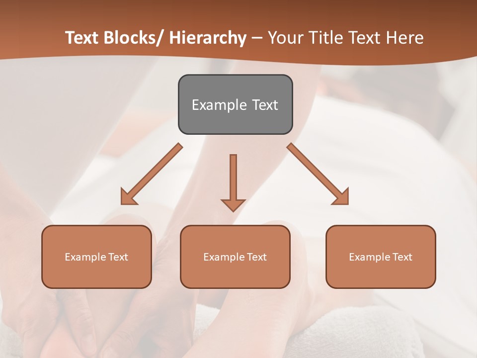 A Person Getting A Foot Massage On A Bed PowerPoint Template