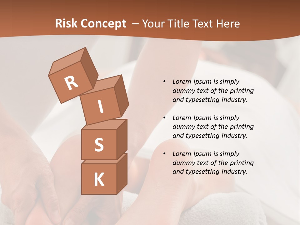 A Person Getting A Foot Massage On A Bed PowerPoint Template