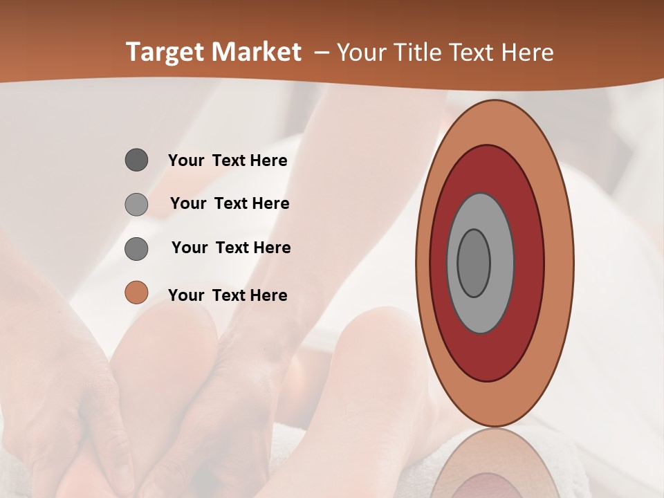 A Person Getting A Foot Massage On A Bed PowerPoint Template