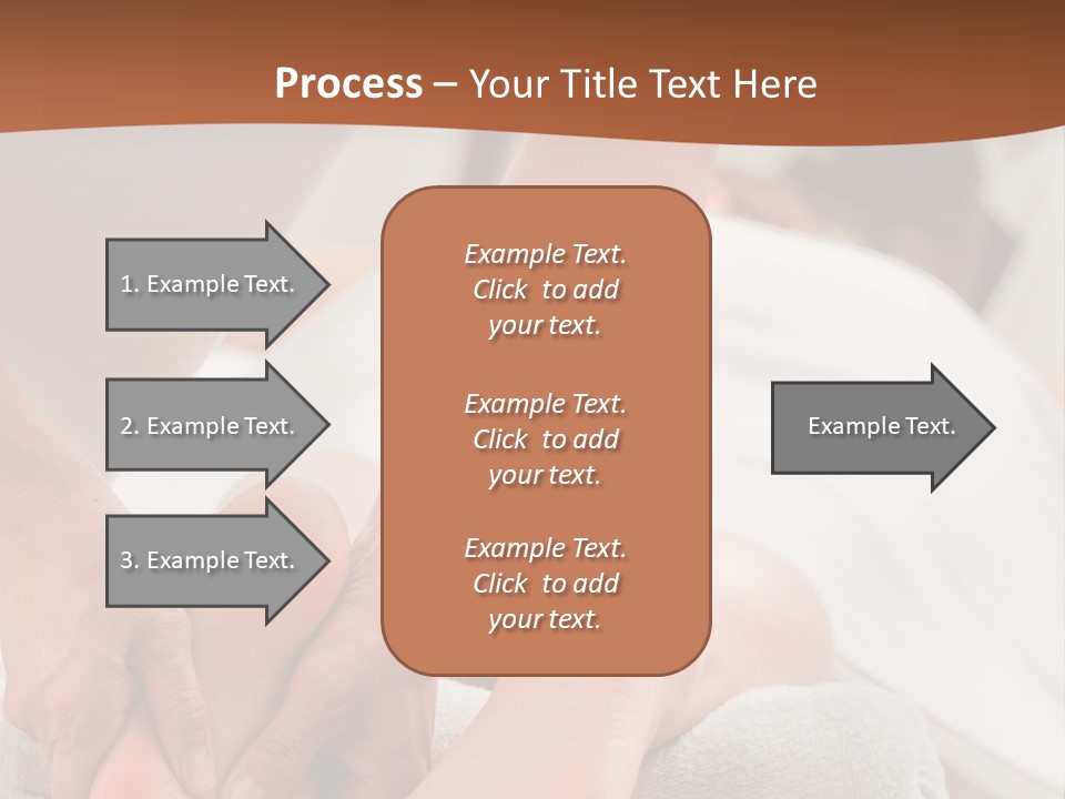 A Person Getting A Foot Massage On A Bed PowerPoint Template