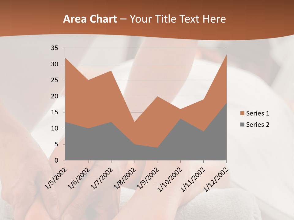 A Person Getting A Foot Massage On A Bed PowerPoint Template