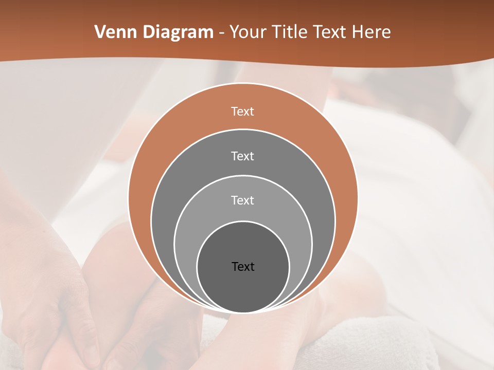 A Person Getting A Foot Massage On A Bed PowerPoint Template