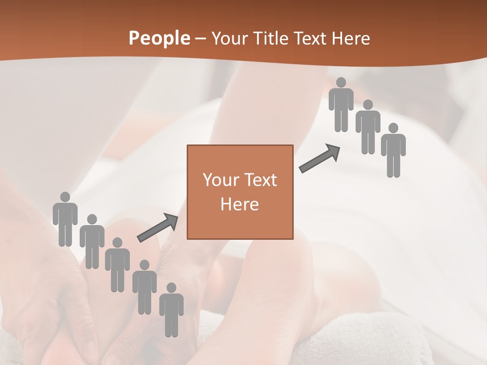 A Person Getting A Foot Massage On A Bed PowerPoint Template