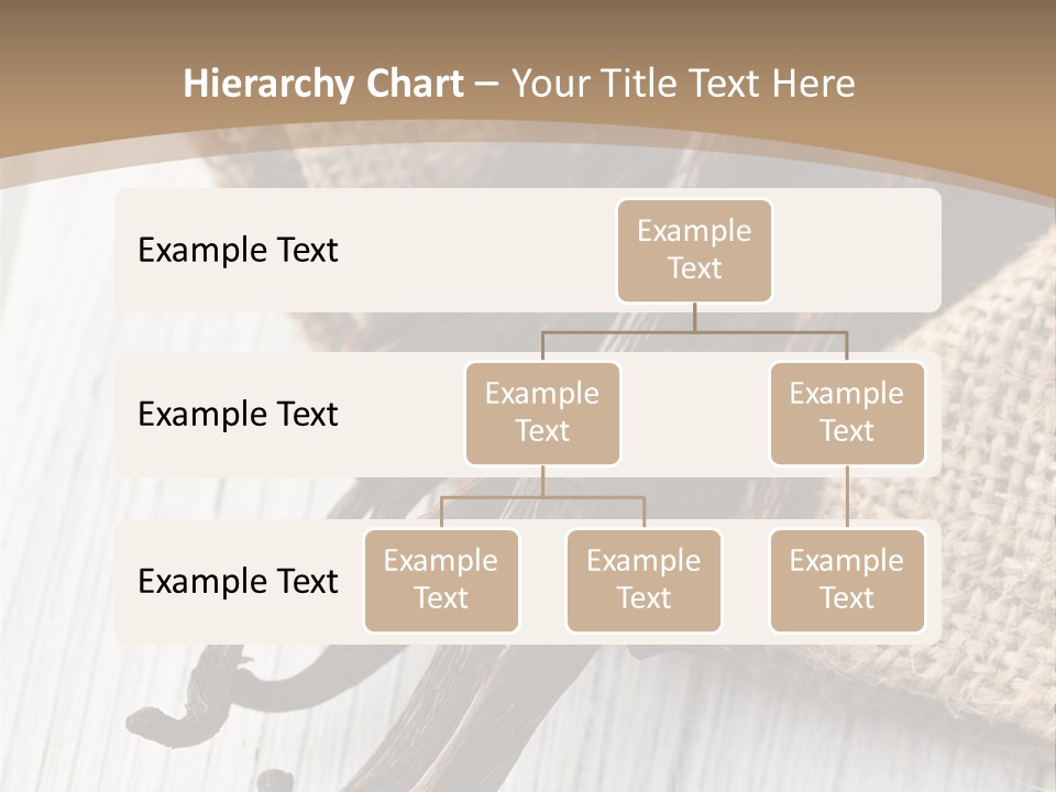 A Bag Of Vanilla Beans On A White Table PowerPoint Template